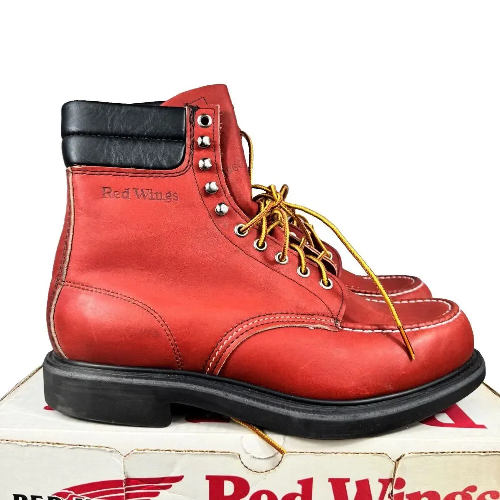 Red Wing Boots Men's 10.5 E 404 Supersole Leather Work Vintage
